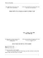 ứng dụng tin học văn phòng để soạn thảo văn bản trong microsoft word, tạo bảng biểu và sử lý số liệu 