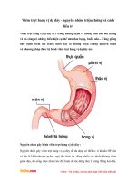 Viêm trợt hang vị dạ dày - nguyên nhân, triệu chứng và cách điều trị