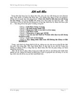 Phân tích, thiết kế diễn đàn trao đổi thông tin trên mạng” của trường ĐHBK HN  