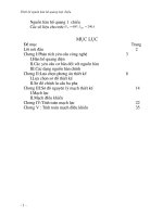 Thiết kế nguồn hàn hồ quang một chiều 