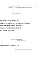 Đánh giá kết quả điều trị gãy mâm chày loại v VI theo schatzker bằng kết hợp xương tối thiểu và cố định ngoài dạng vòng dưới màn tăng sáng 