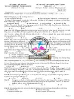 Đề thi thử THPT quốc gia năm 2016 môn Vật lý có lời giải chi tiết hay