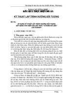 ÁP DỤNG kỹ THUẬT lập TRèNH HƯỚNG đối TƯỢNG xây DỰNG THƯ VIỆN CHO cấu TRÚC “từ điển dữ LIỆU”  DICTIONARY  