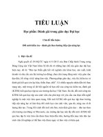 Tiểu luận Đánh giá trong giáo dục đại học