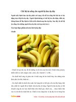 Chế độ ăn uống cho người bị đau dạ dày