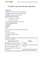 Giáo án Vật lý 8 bài 29: Câu hỏi và bài tập tổng kết chương II: Nhiệt học