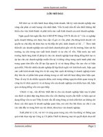 Nghiên cứu vốn lưu động và hiệu quả sử dụng vốn lưu động tại công ty cổ phần thiết bị thương mại 