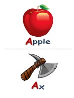 The alphabet with pictures  Bảng chữ cái tiếng Anh với hình minh họa (AH)