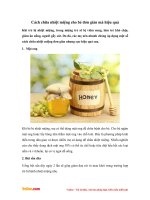 Cách chữa nhiệt miệng hiệu quả tại nhà cho trẻ