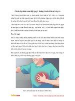 Cách dự đoán cơn đột quỵ 1 tháng trước khi nó xảy ra