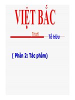 Bài giảng Việt Bắc Ngữ văn 12