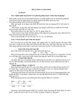 ĐỀ CƯƠNG HỌC PHẦN LUYỆN KIM