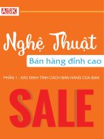 Kỹ năng Tinh cach ban hang