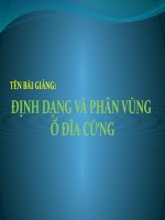 Bài giảng định dạng và phân vùng ổ đĩa cứng