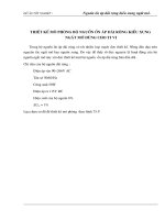 THIẾT kế mô PHỎNG bộ NGUỒN ổn áp dải RỘNG KIỂU XUNG NGẮT mở DÙNG CHO TI VI 