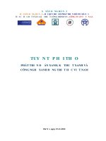 Phát triển dự án xanh, kỹ thuật xanh và công nghiệp xanh bằng Triết học Việt Nam