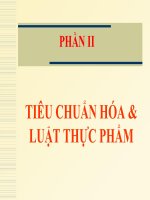 Tiêu chuẩn hóa và luật thực phẩm