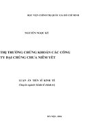 Thị trường chứng khoán các công ty đại chúng chưa niêm yết hà nội 