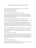 100 câu hỏi phỏng vấn và gợi ý câu trả lời (Phần 1)