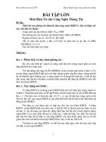 Thiết kế mô phỏng bộ khuếch đại công suất (KĐCS ) tần số thấp 