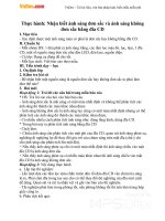 Giáo án Vật lý 9 bài 57: Thực hành: Nhận biết ánh sáng đơn sắc và ánh sáng không đơn sắc bằng đĩa CD