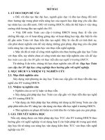 DẠY học TOÁN CAO cấp CHO SINH VIÊN đại học CÔNG NGHIỆP THEO HƢỚNG gắn với NGHỀ NGHIỆP (TT)