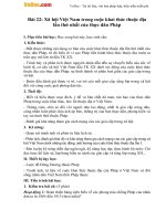 Giáo án Lịch sử 11 bài 22: Xã hội Việt Nam trong cuộc khai thác lần thứ nhất của thực dân Pháp