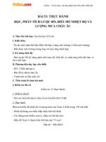 Giáo án Địa lý 7 bài 53: Thực hành Đọc, phân tích lược đồ, biểu đồ nhiệt độ và lượng mưa châu Âu