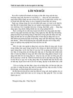 Thiết kế mạch chỉnh lưu cho bộ nguồn lò nấu thép  