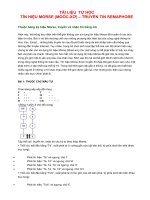 Tài liệu tự học Tín hiệu morse  TRUYỀN TIN SEMAPHORE