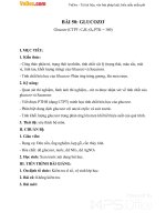 Giáo án Hóa học 9 bài 50: Glucozơ