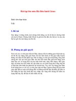 Bài tập lớn môn hệ điều hành linux 