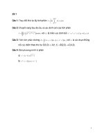 Đề on tap GT2 1 6 loi giai 1 6