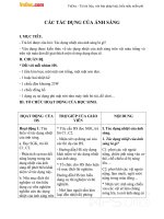 Giáo án Vật lý 9 bài 56: Các tác dụng của ánh sáng