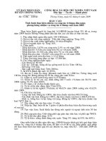 Báo cáo Tình hình thực hiện nhiệm vụ công tác 6 tháng đầu năm; phương hướng nhiệm vụ công tác 6 tháng cuối năm 2009 huyện Thông Nông