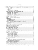 Xây dựng ứng dụng hỗ trợ công tác giảng dạy và học tập môn mạng windows 2000 