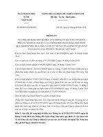 Thông tư 08/2016/TT-NHNN quy định về mua, bán và xử lý nợ xấu của Công ty Quản lý tài sản của các tổ chức tín dụng Việt Nam