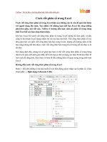 Cách viết phân số trong Excel