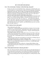 ĐỀ CƯƠNG BIẾN đổi KHÍ hậu