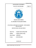 Unnatural mistakes in english   vietnamese translation difficulties and solutions 