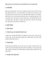 Mối quan hệ các chuẩn mực xã hội bất thành văn với pháp luật