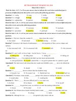 Bộ đề thi thử THPT Quốc gia năm 2016 môn Tiếng Anh - Số 18