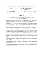 Thông tư 05/2016/TT-BCT quy định về việc cung cấp dịch vụ công trực tuyến