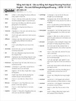 Bộ 500 từ vựng tiếng anh lớp 8 cần ghi nhớ