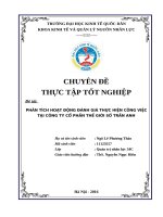 Phân tích hoạt động đánh giá thực hiện công việc tại công ty cổ phần Thế giới số Trần Anh