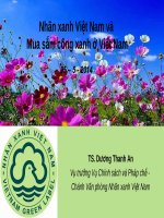 Nhãn xanh Việt Nam và  Mua sắm công xanh ở Việt Nam