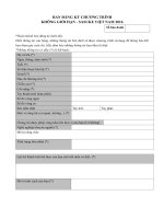 Bản đăng ký tham gia chương trình Không giới hạn - Sasuke Việt Nam