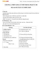 Giáo án Toán 2 chương 2 bài 10