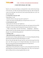 Cách viết email xin việc