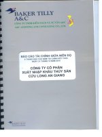 Báo cáo tài chính quý 2 năm 2014 (đã soát xét) - Công ty cổ phần Xuất nhập khẩu Thủy sản Cửu Long An Giang
